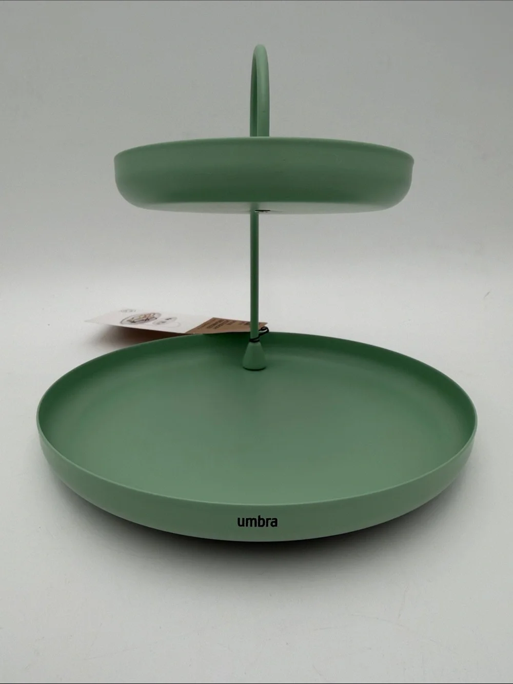 2 Piece Two-Tier Poise Accessory Organizer Set Sage Green